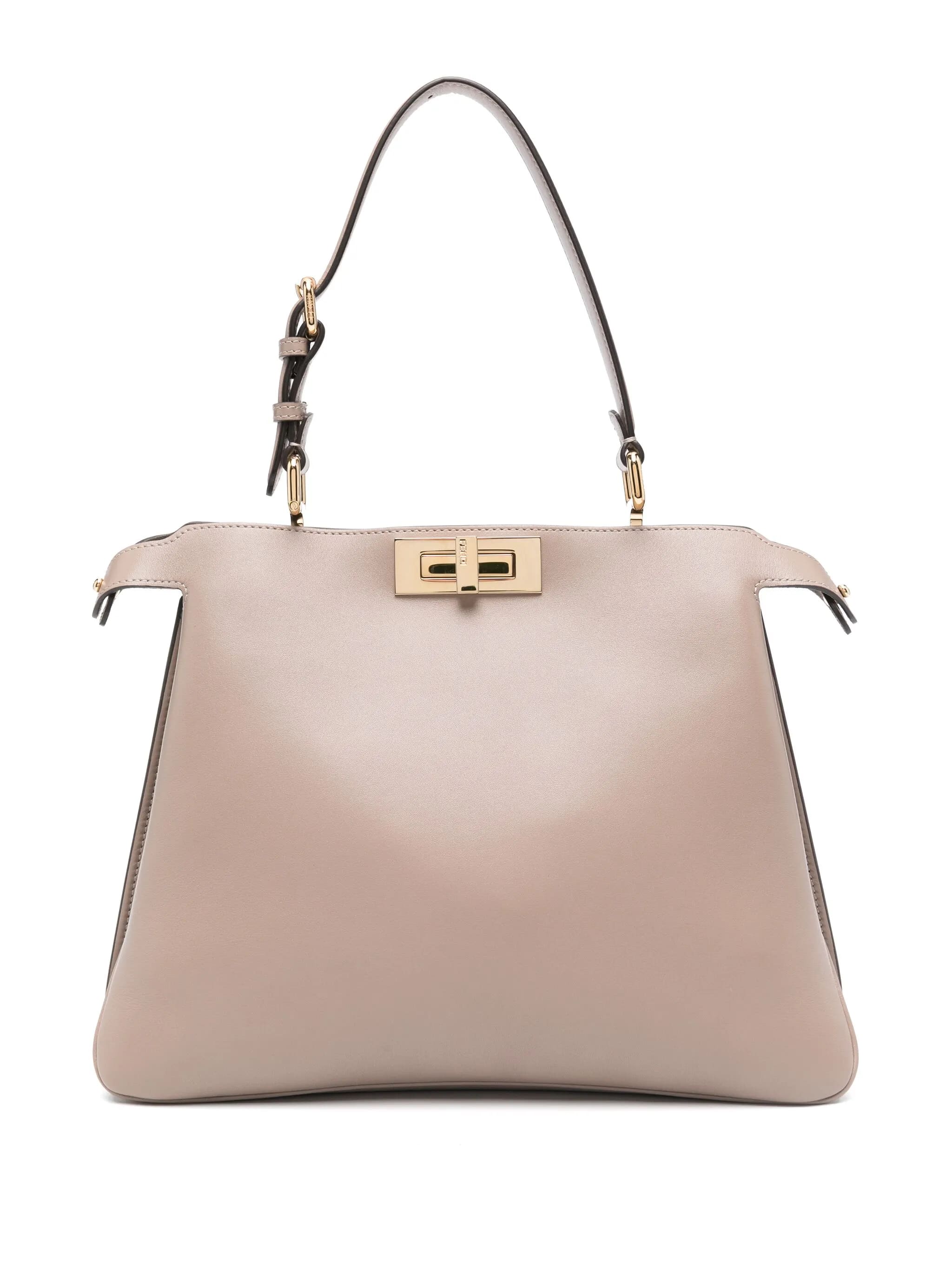 Peekaboo Soft Calf Leather Suede Handbag