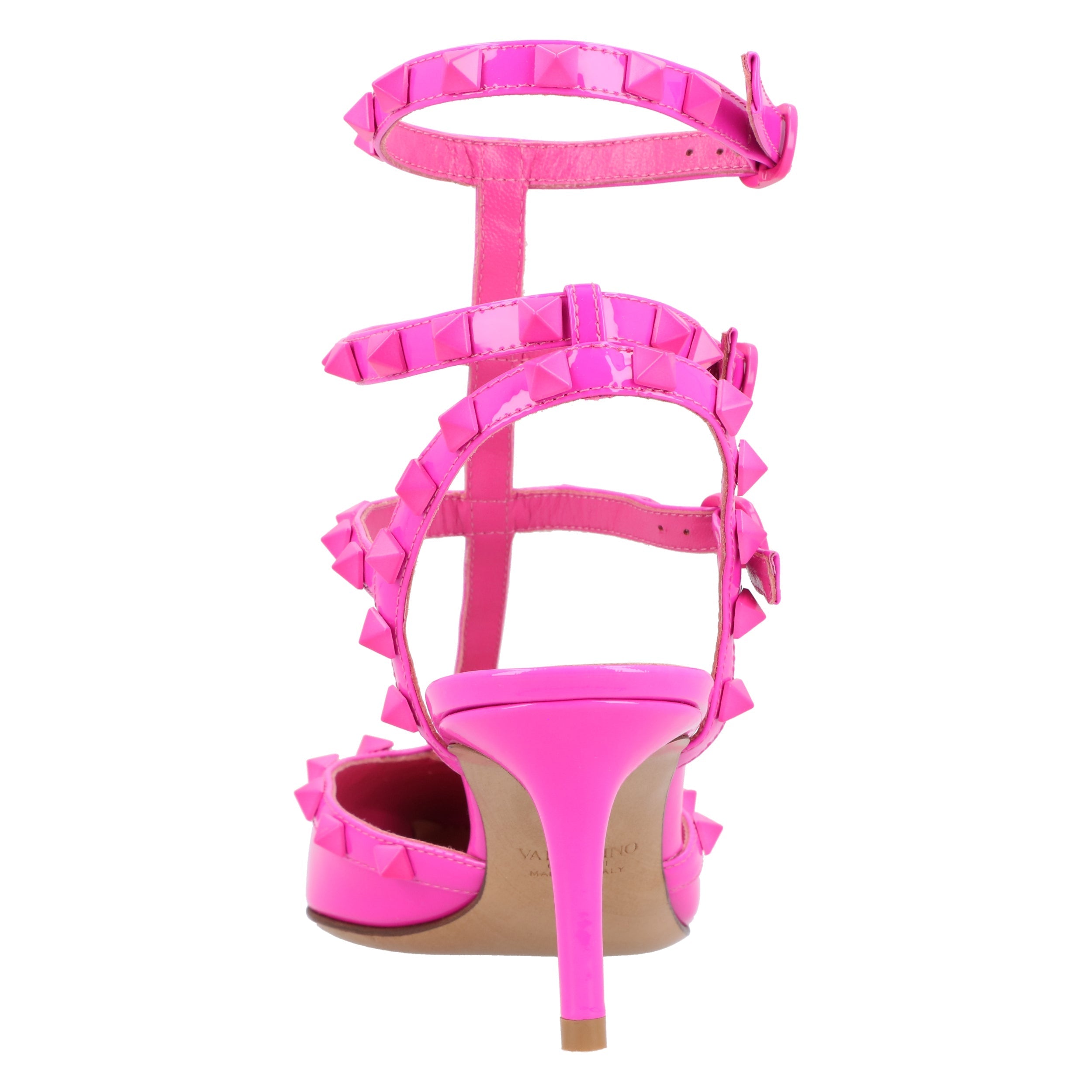 Calfskin Open Pumps Pink
