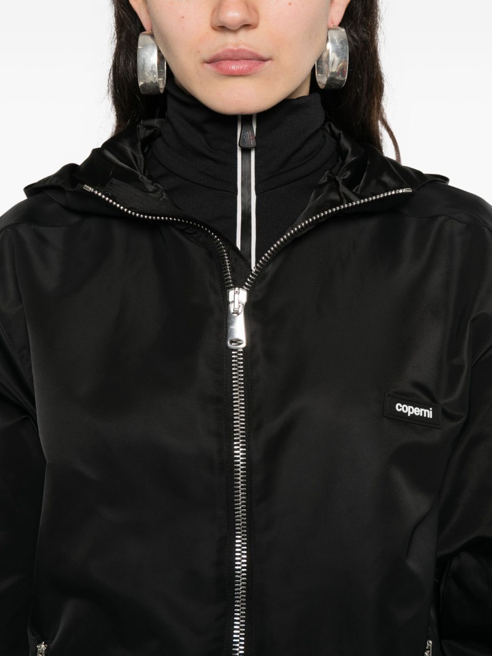Hooded Black Jacket