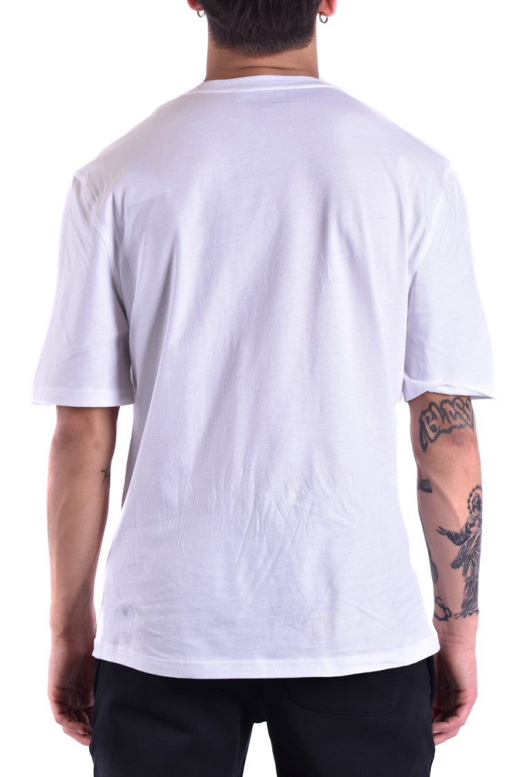 Multicolored Block-Letter Logo Cotton T-Shirt