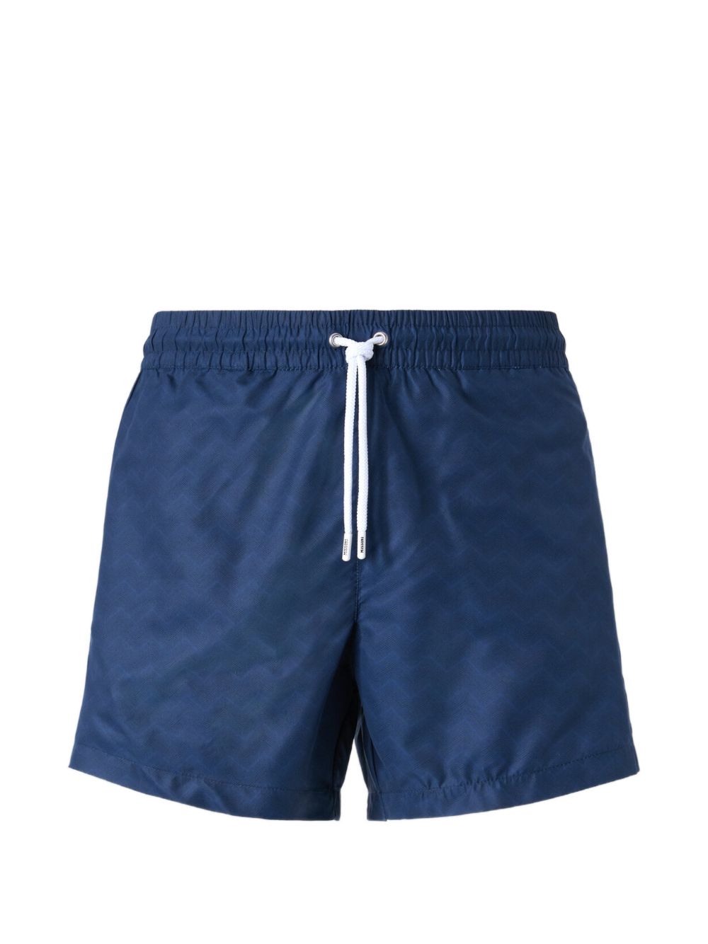 Mid-Length Zigzag Pattern Shorts