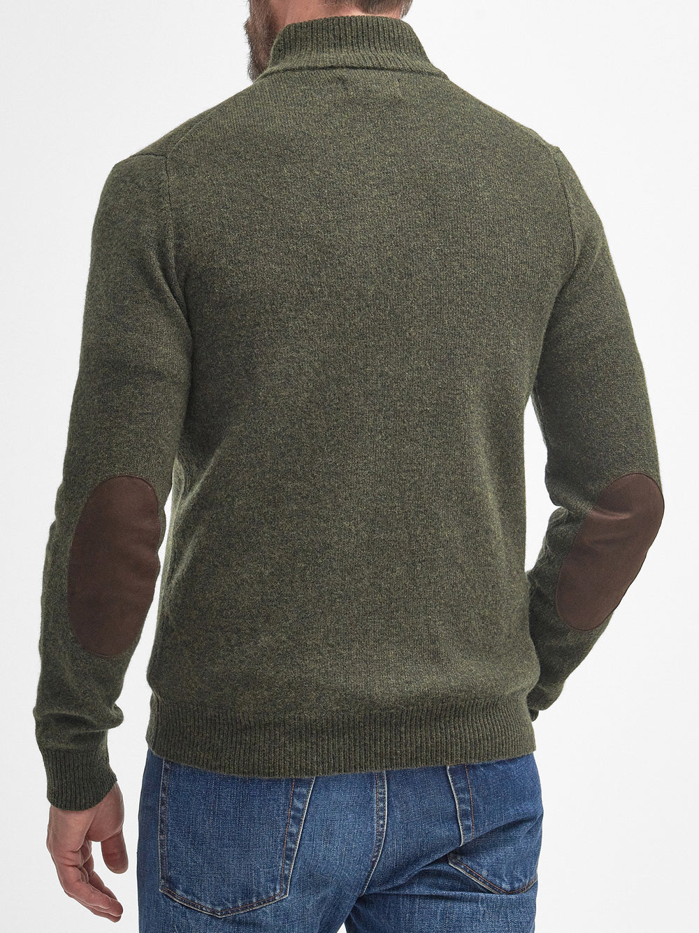 Essential Patch Half Zip Sweater