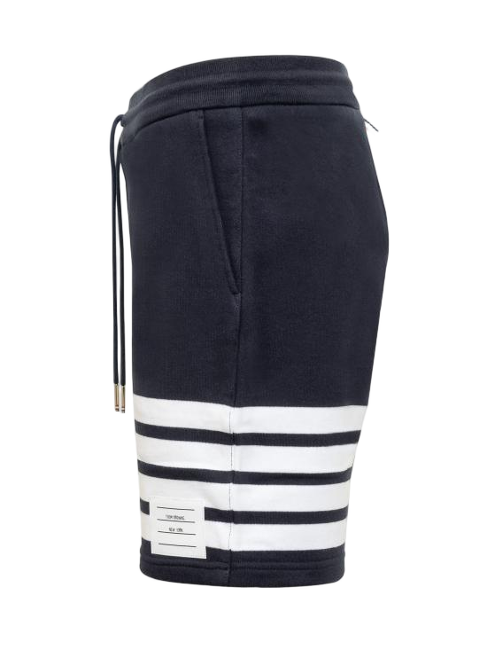 Tailored Black Shorts with Drawstring Waist