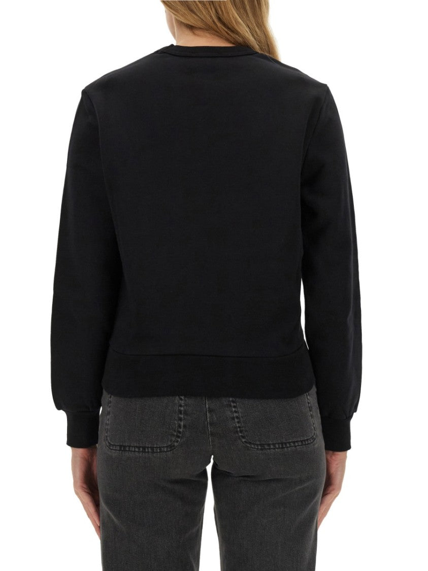 Relaxed-Fit Cotton Sweatshirt With Logo Detail