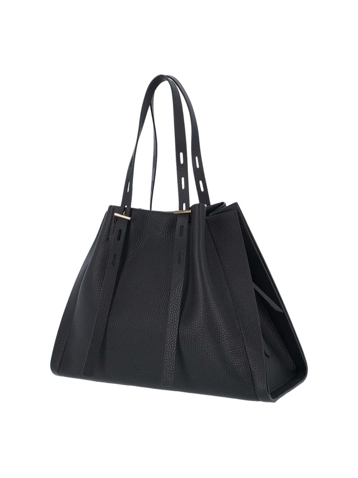 Structured Black Minimalist Bag