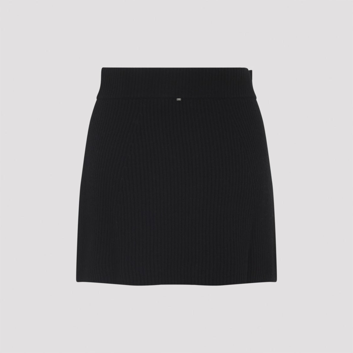 Ribbed Knit Mini Skirt