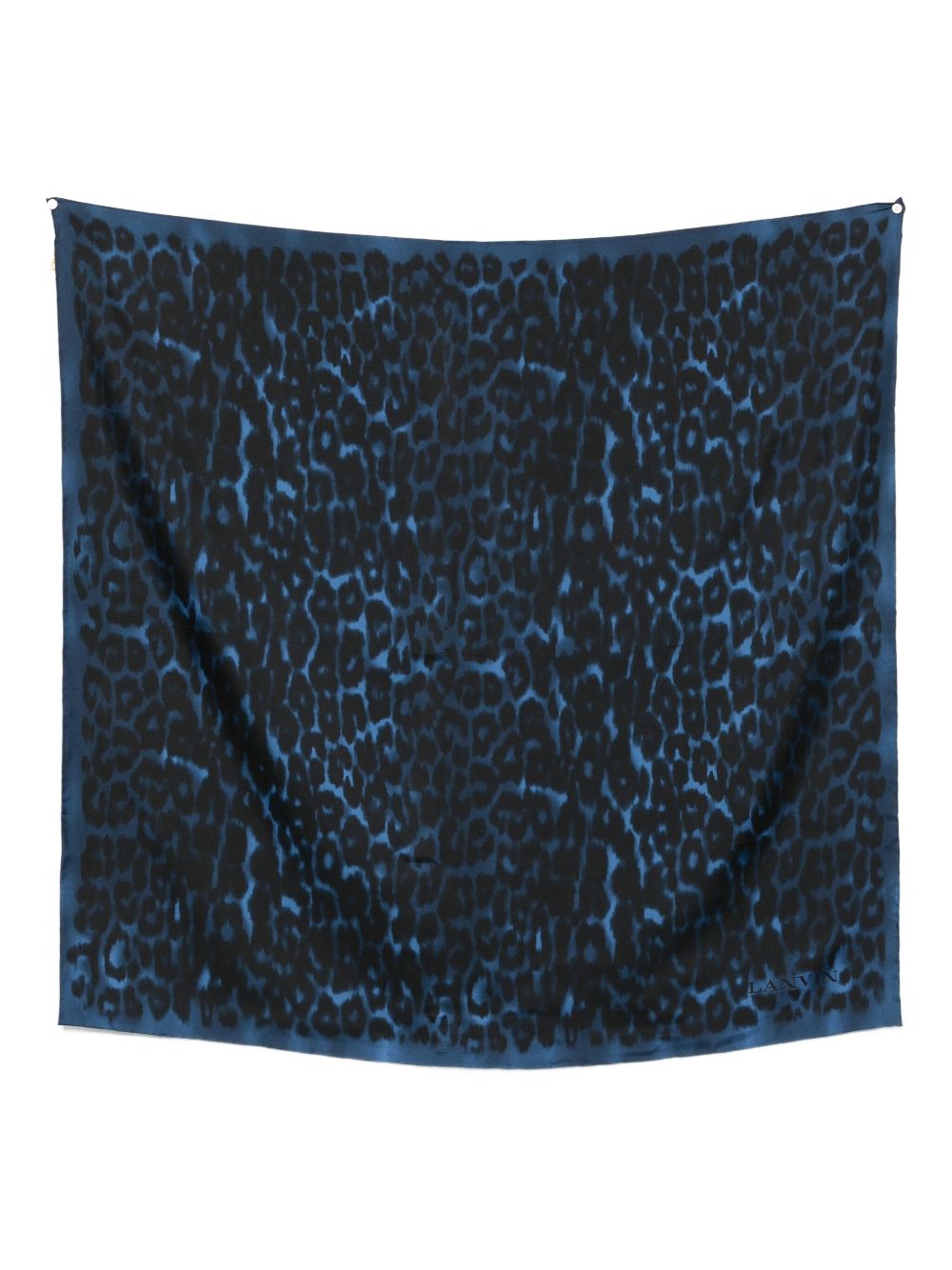 Blue Silk Scarf
