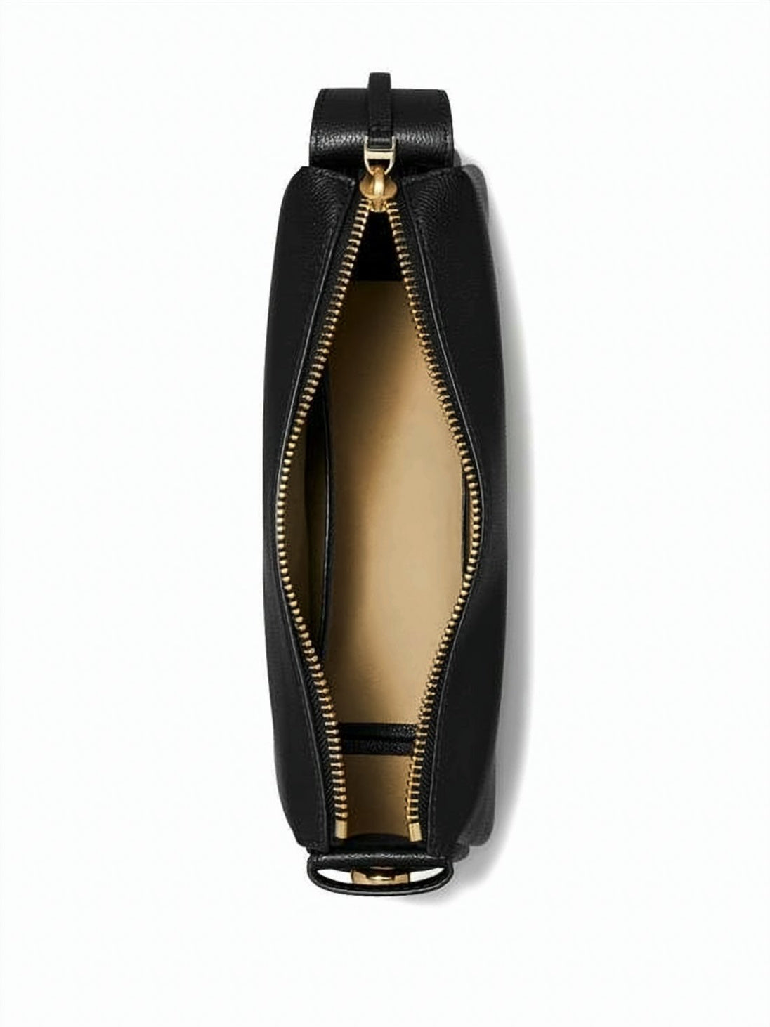Textured Cowhide Leather Shoulder Bag