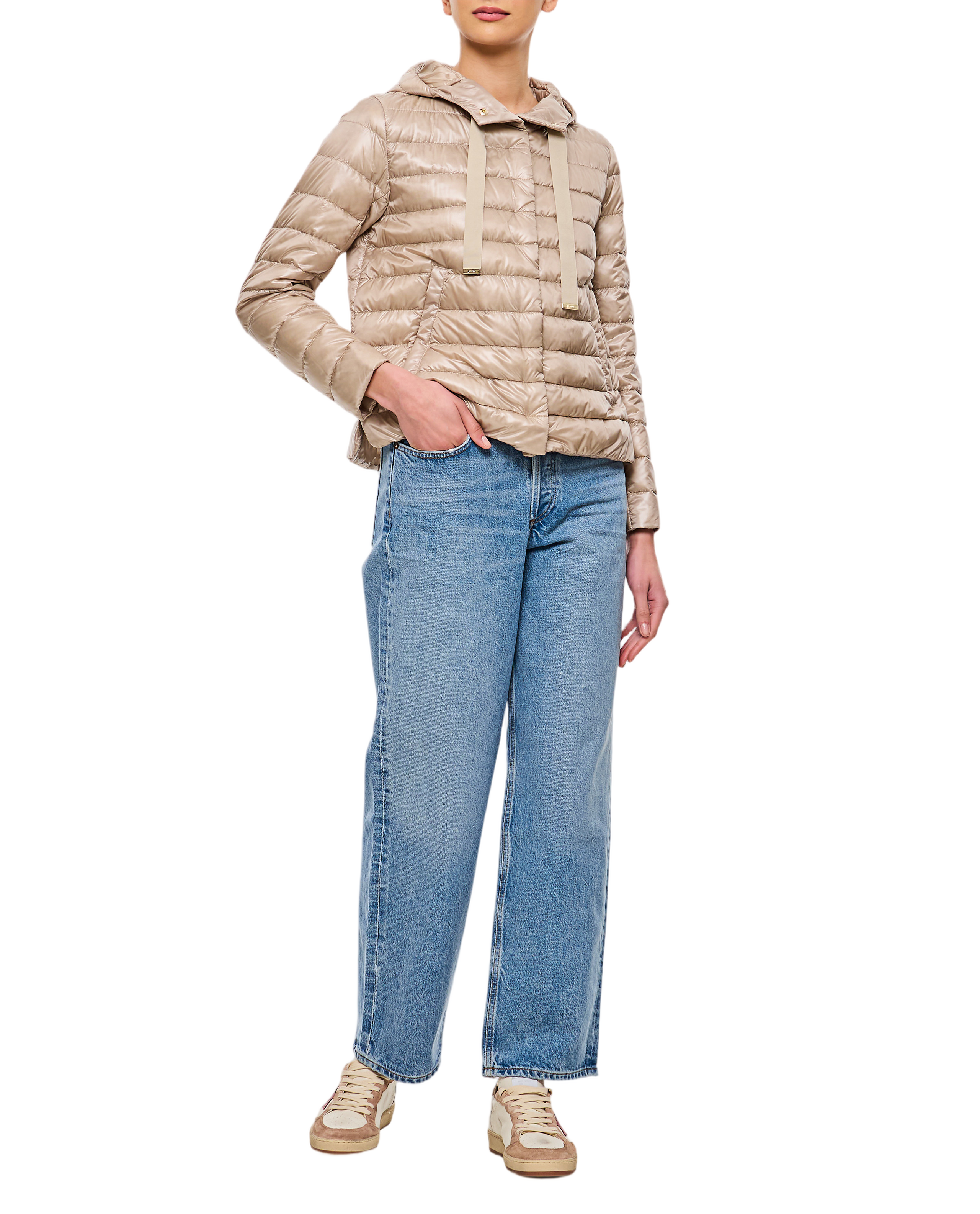 High Hooded Down Jacket
