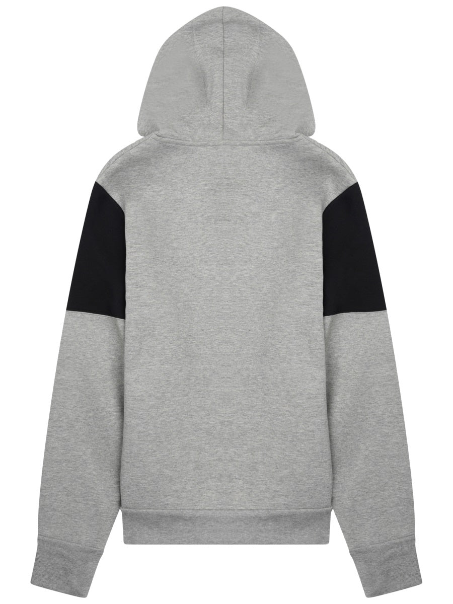 Hooded Sweatshirt With Color-Block Design