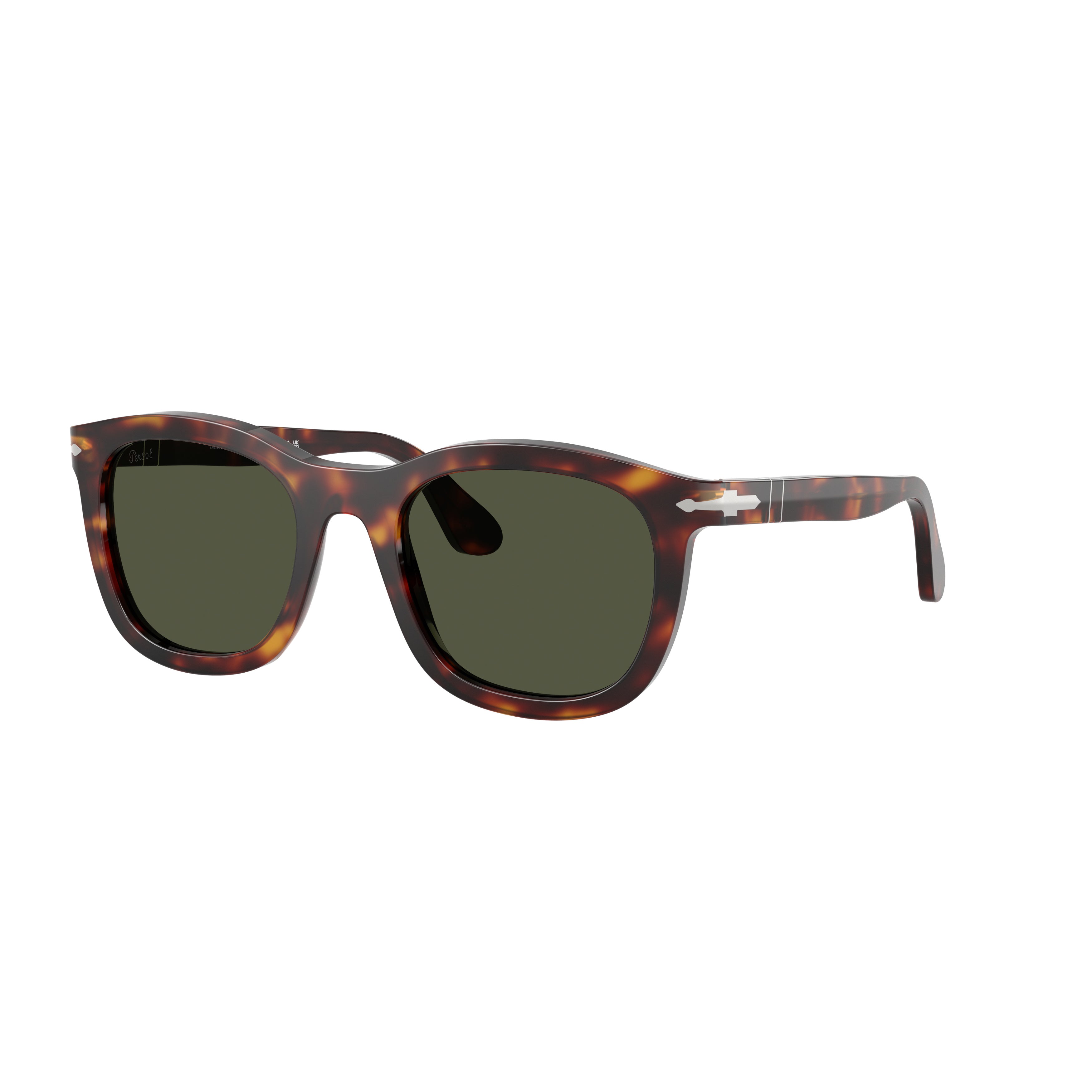 0po3395s Tortoiseshell Acetate Square Frame Sunglasses