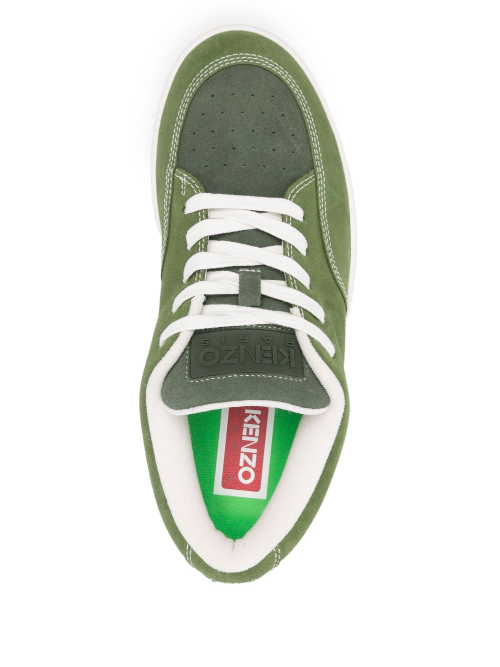 Low-Top Sneakers with Perforated Toebox