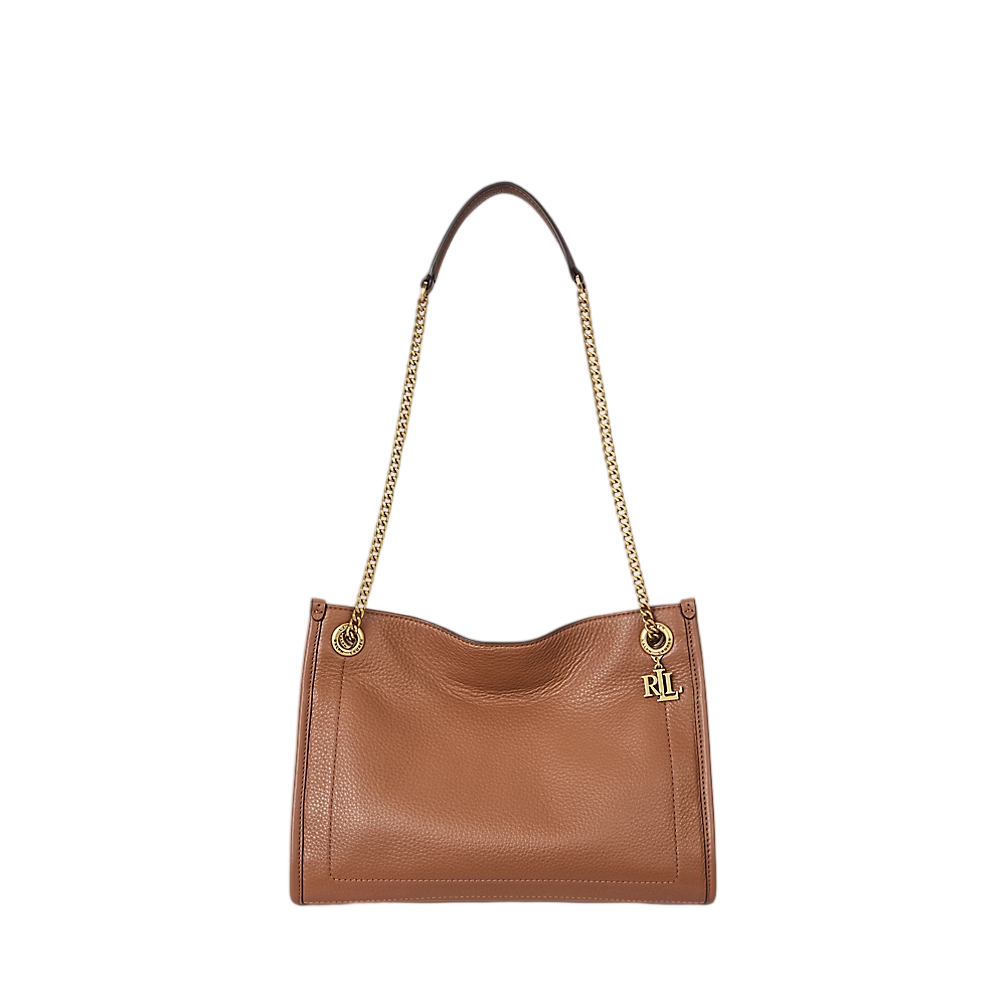 Medium Luxe Pebble Leather Tote