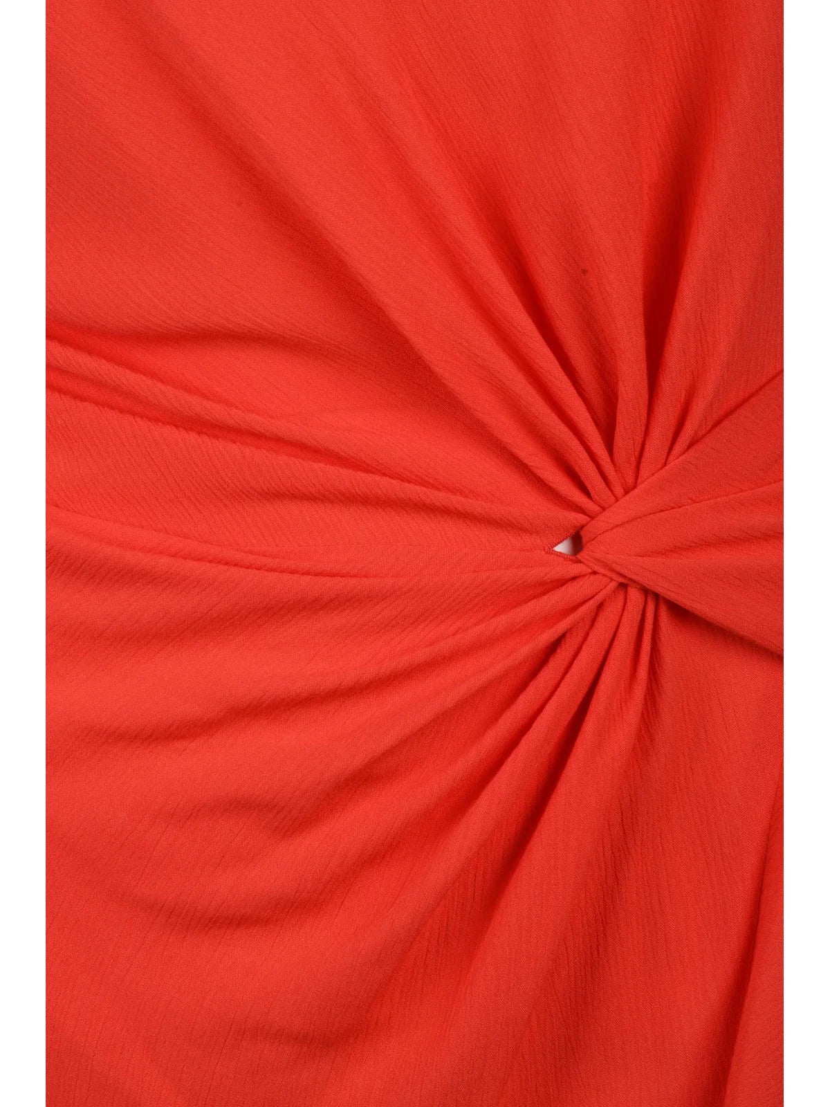 Jeans Long Flared Dress Viscose - Red