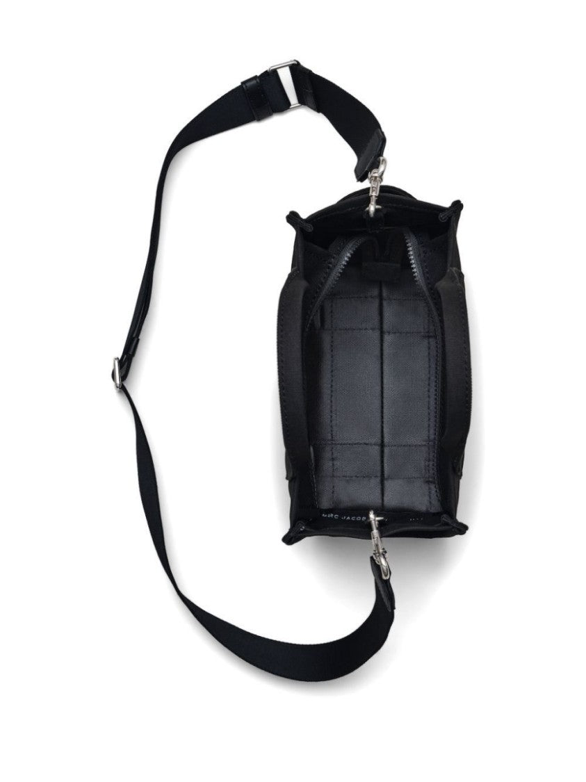 Structured Handbag with Bold Lettering