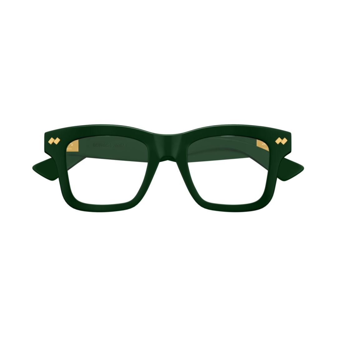 Eyeglasses Bottega Veneta BV1353O 008 Green Green Transpare 51/20/145