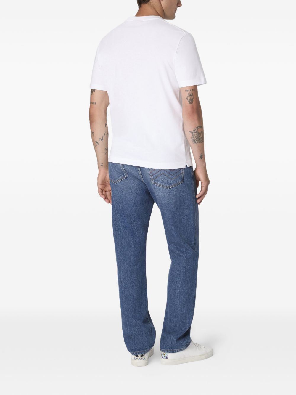 Multicolor Wave Print T-Shirt