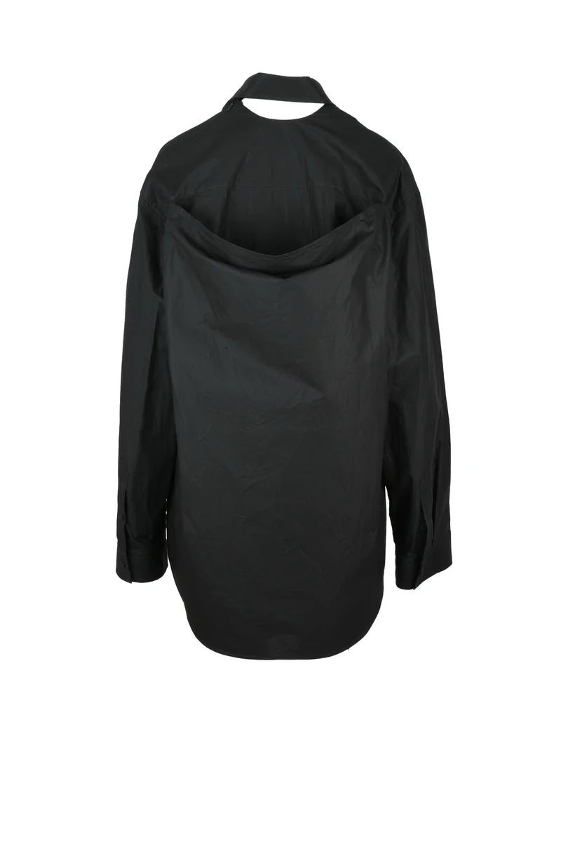 Shirt Dress - Black