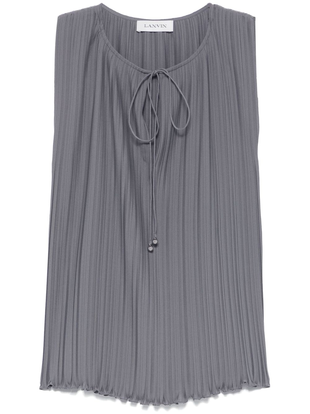 Sleeveless Slate Grey Top
