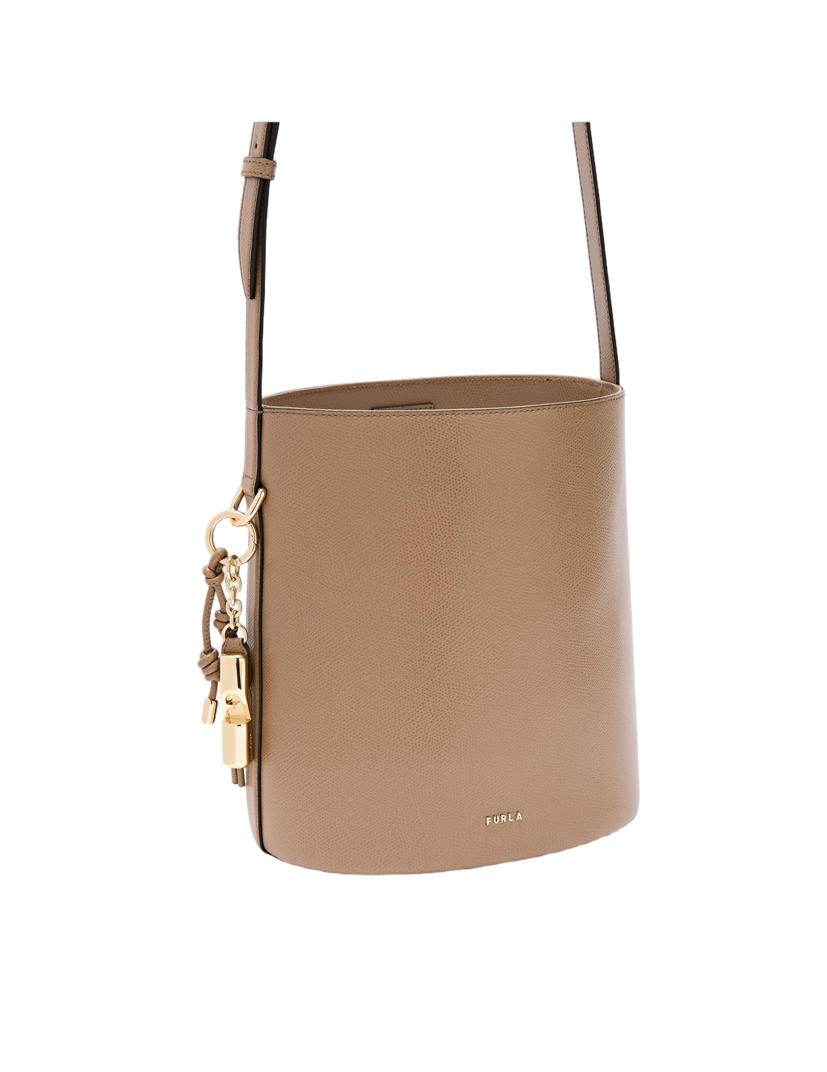 Roxie S Leather Bucket Bag, Toffe Color
