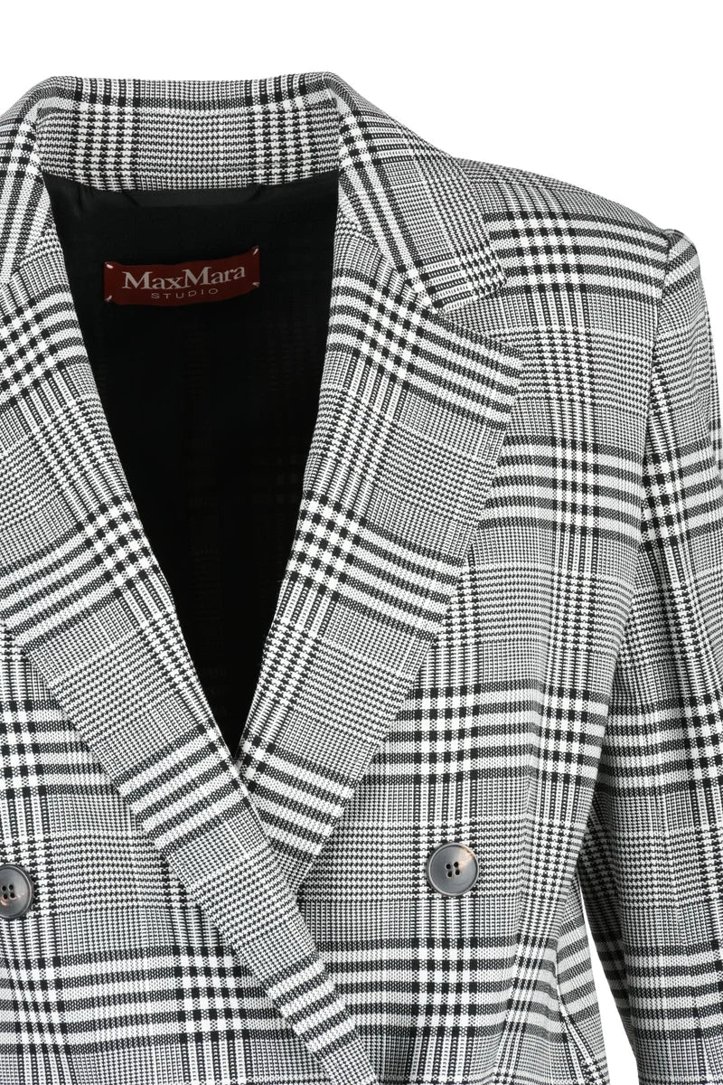 Staffa Double-Breasted Jacket - Grey/Black