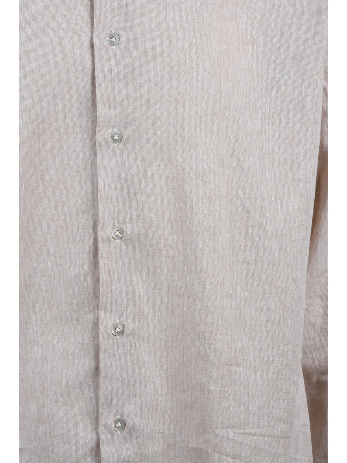 Beige Cotton Linen Shirt