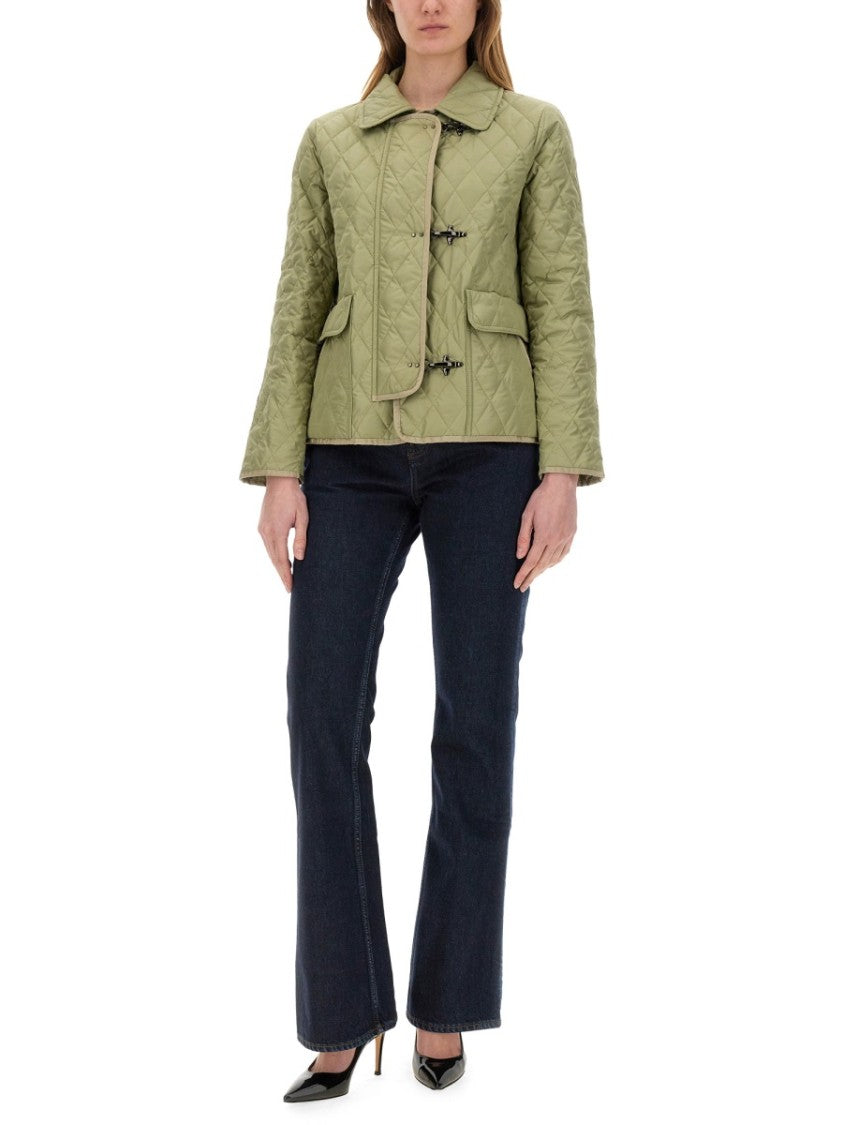 3-Hook Nylon Quilted Jacket