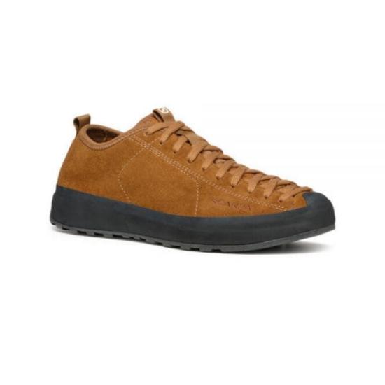 Low-Profile Suede Brown Shoes With Durable Rubber Sole