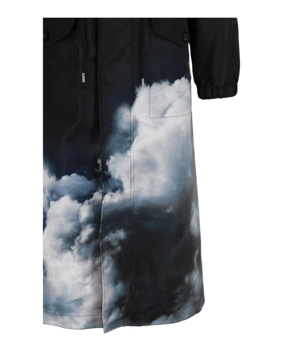 Storm Sky Print Parka