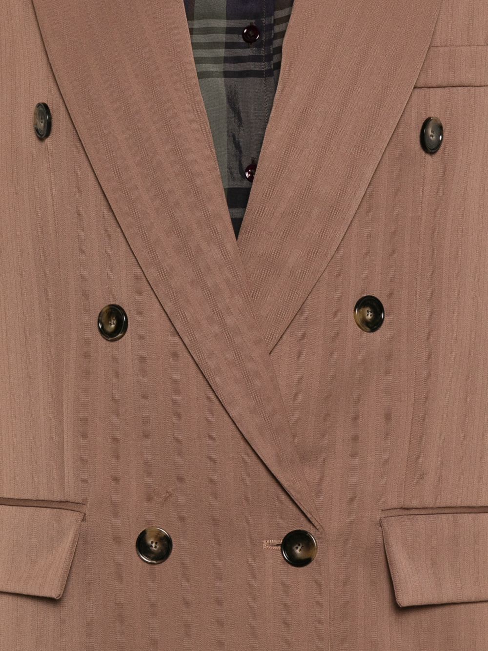 Double-Breasted Jacket with Structured Silhouette