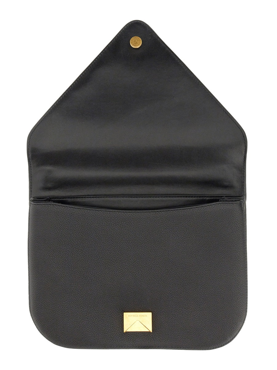 Structured Leather Shoulder Bag with Adjustable Strap