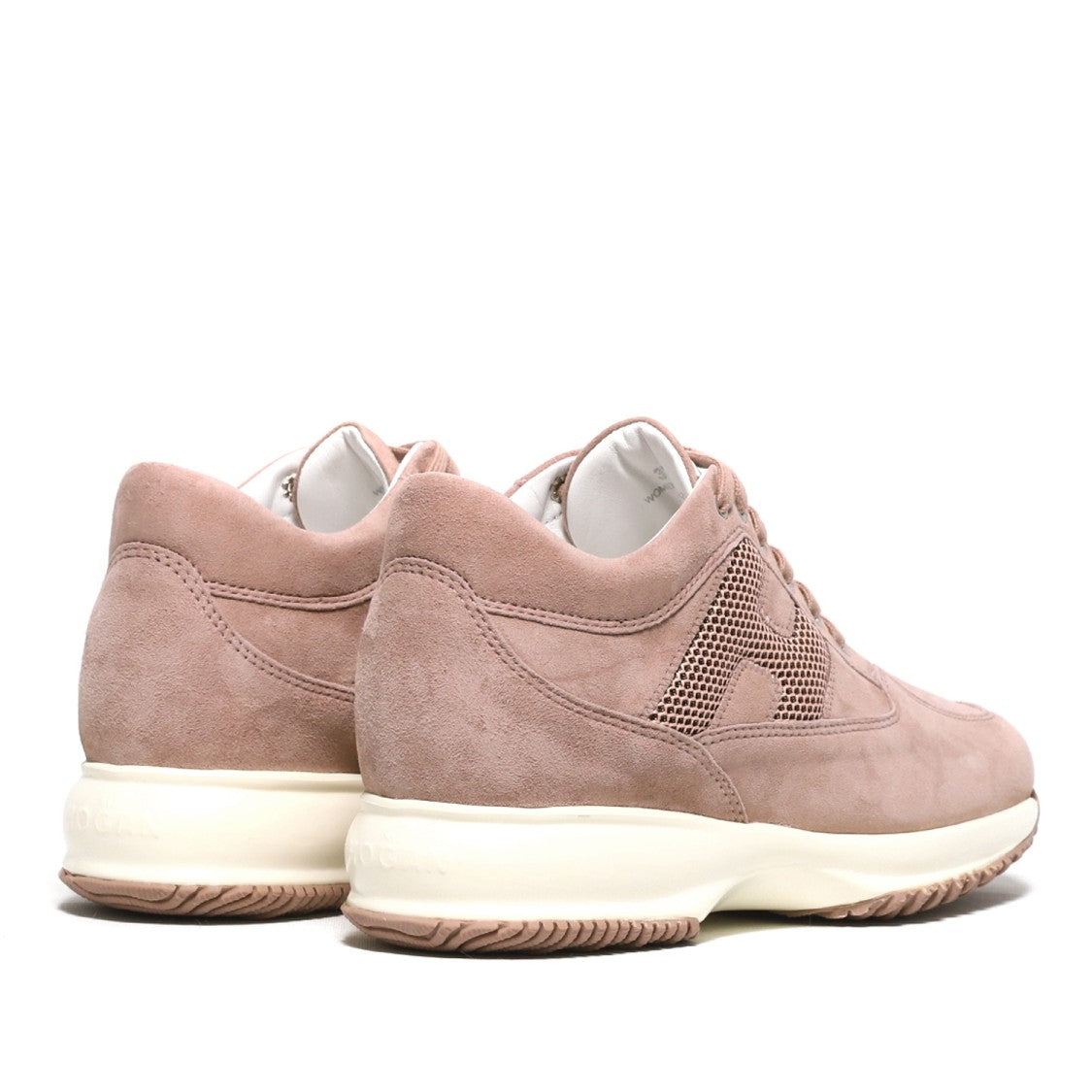 Interactive Sneakers In Pink Suede