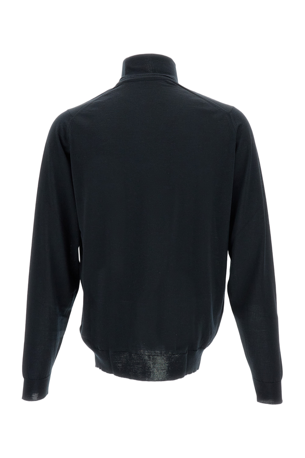 Merino Wool Long-Sleeve Turtleneck Pullover