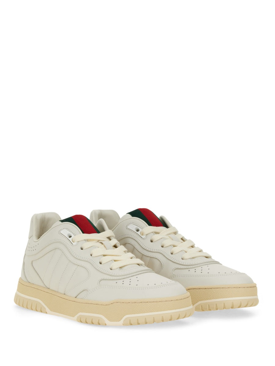 Leather Sneaker Featuring Sleek Design