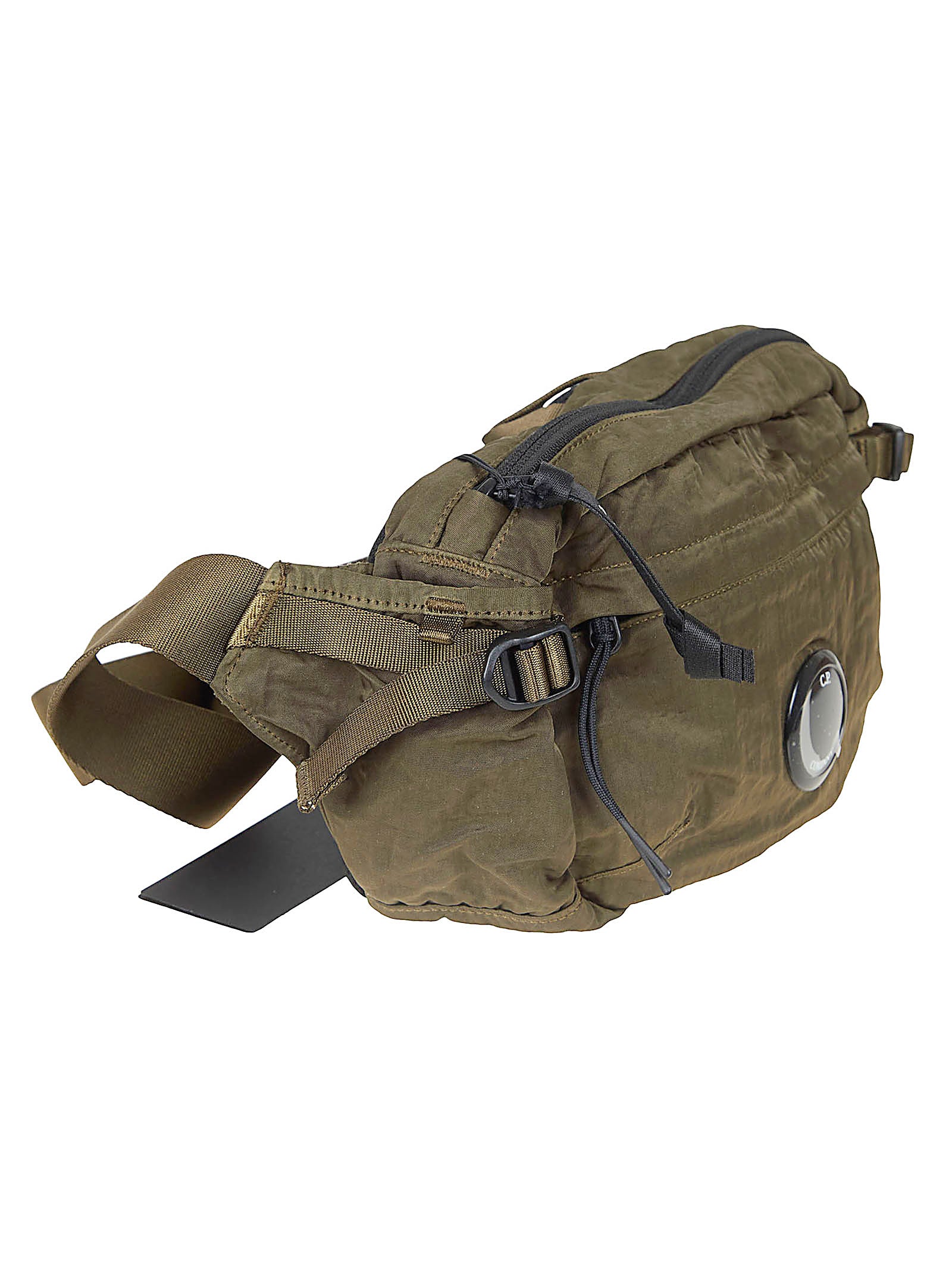 Compact Rectangular Nylon Belt Bag