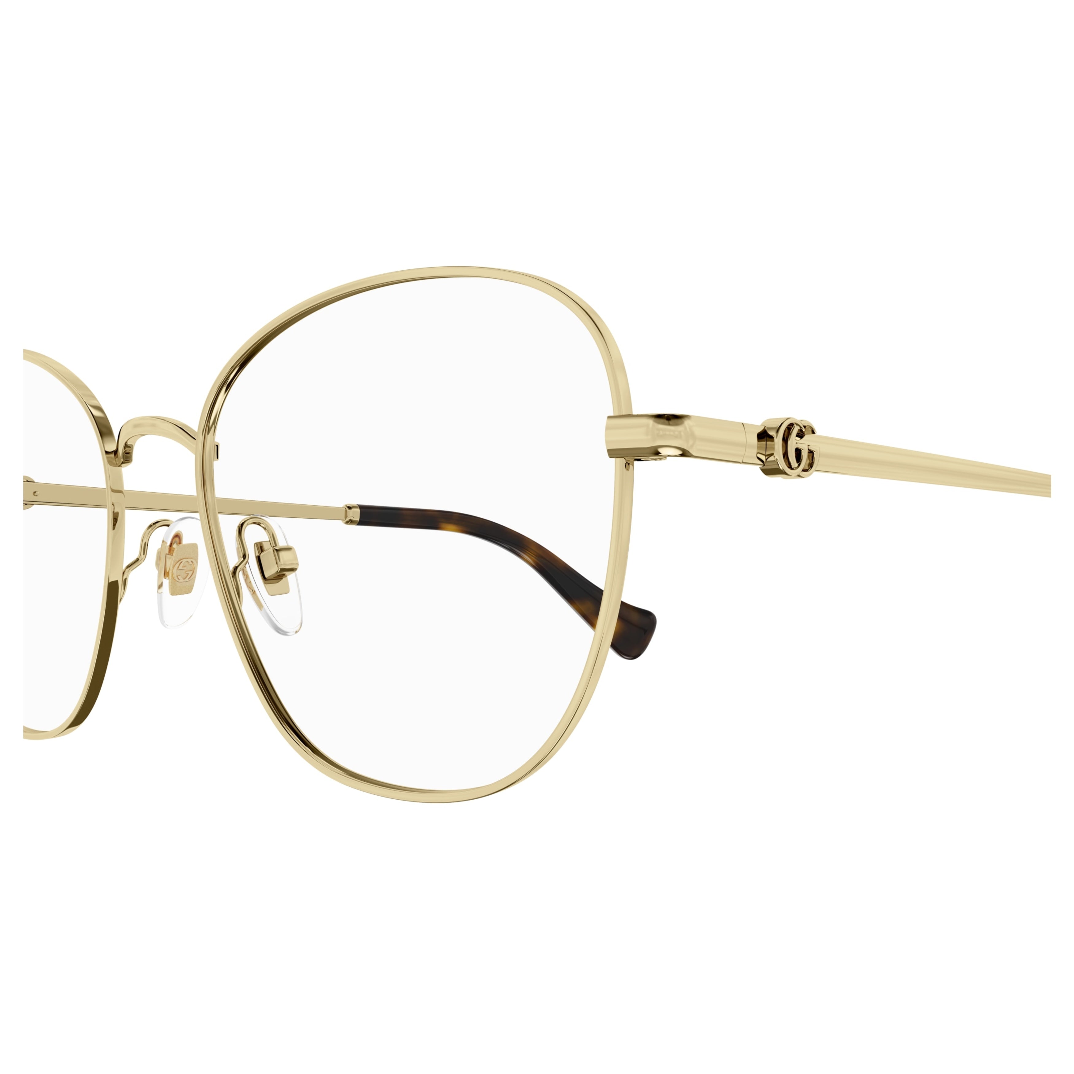 Gg1418o Gold-Toned Cat-Eye Eyeglasses