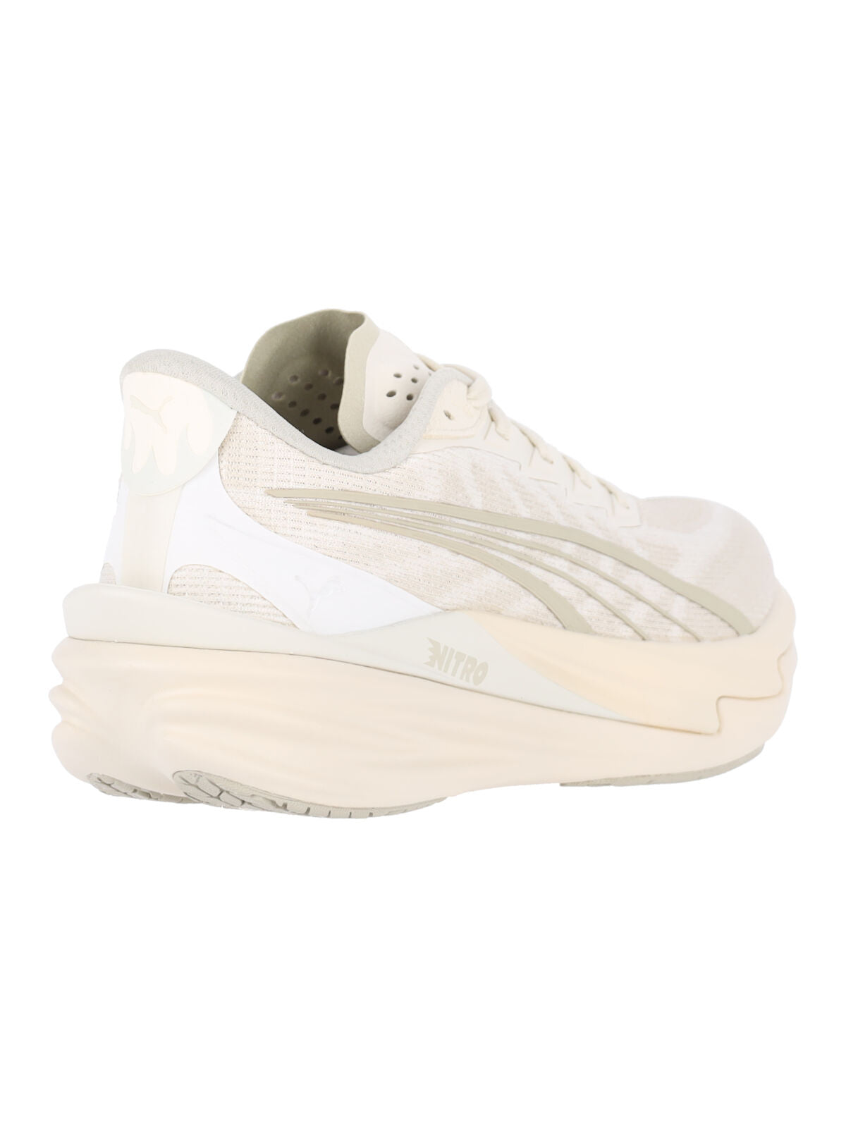 Neutral Streamlined Mesh Upper Sneakers