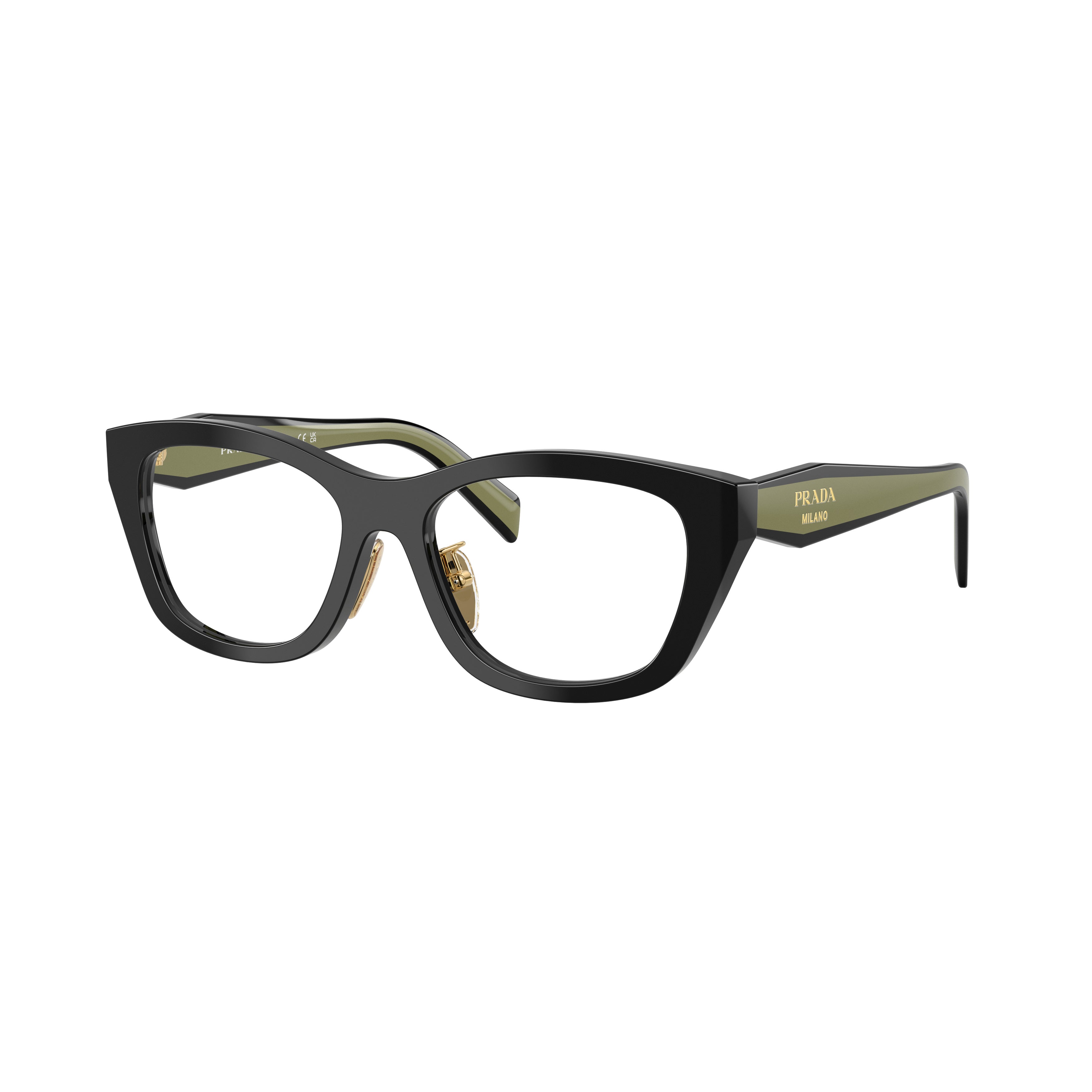0pr D11vd Angular Cat-Eye Eyeglasses