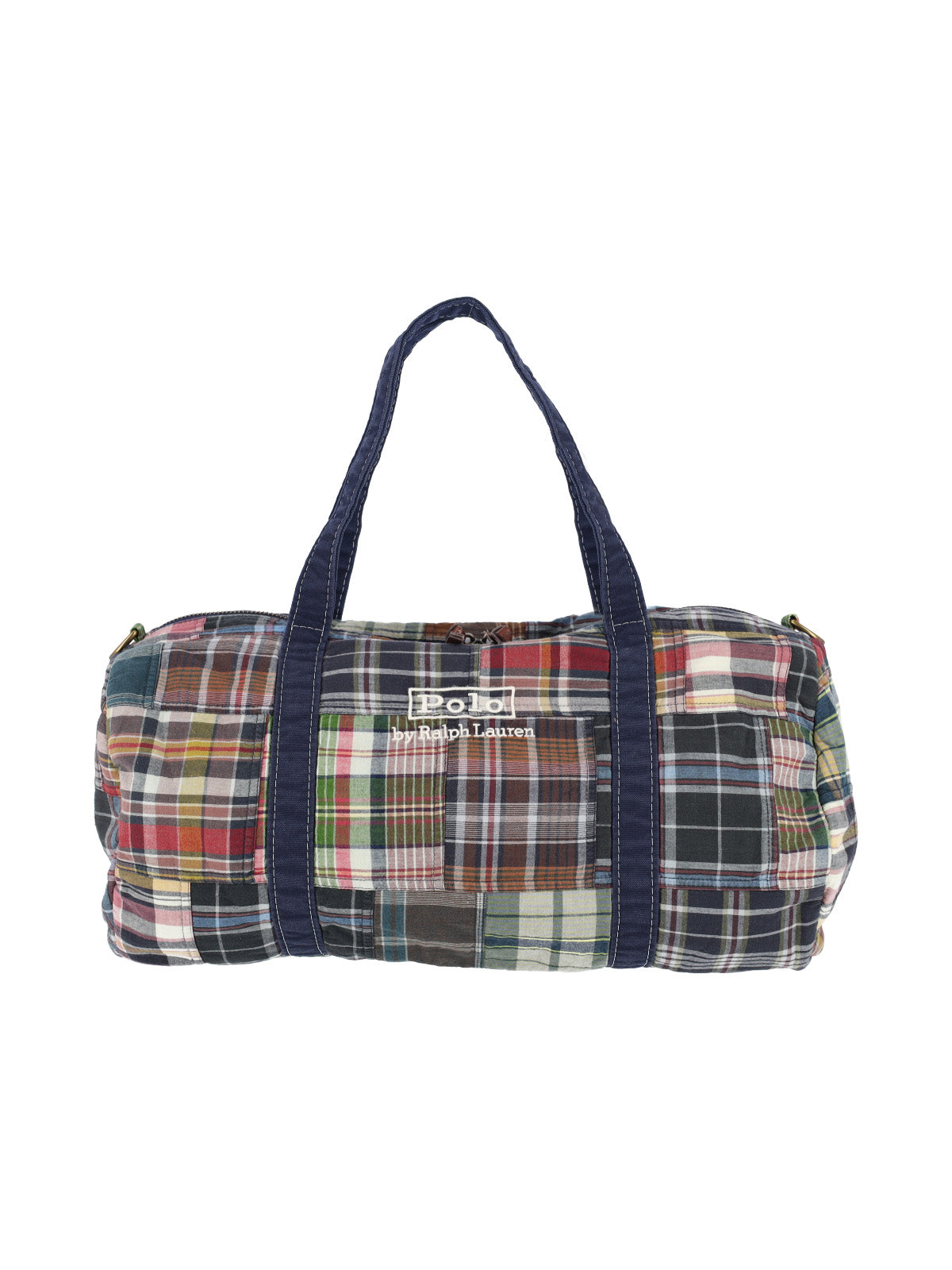 Multicolor Patchwork Pattern Duffle Bag