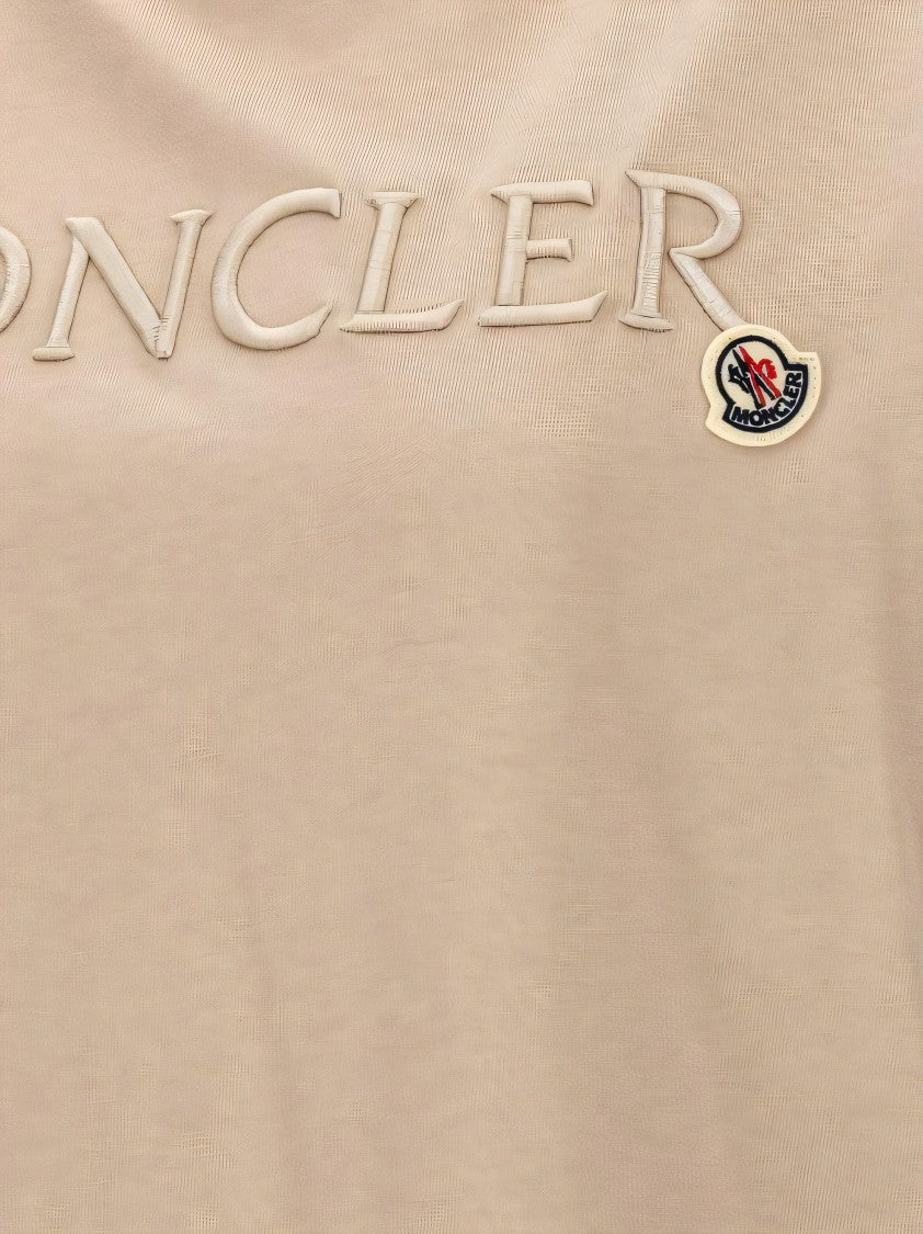 Classic Crew Neck T-Shirt With Raised Branding