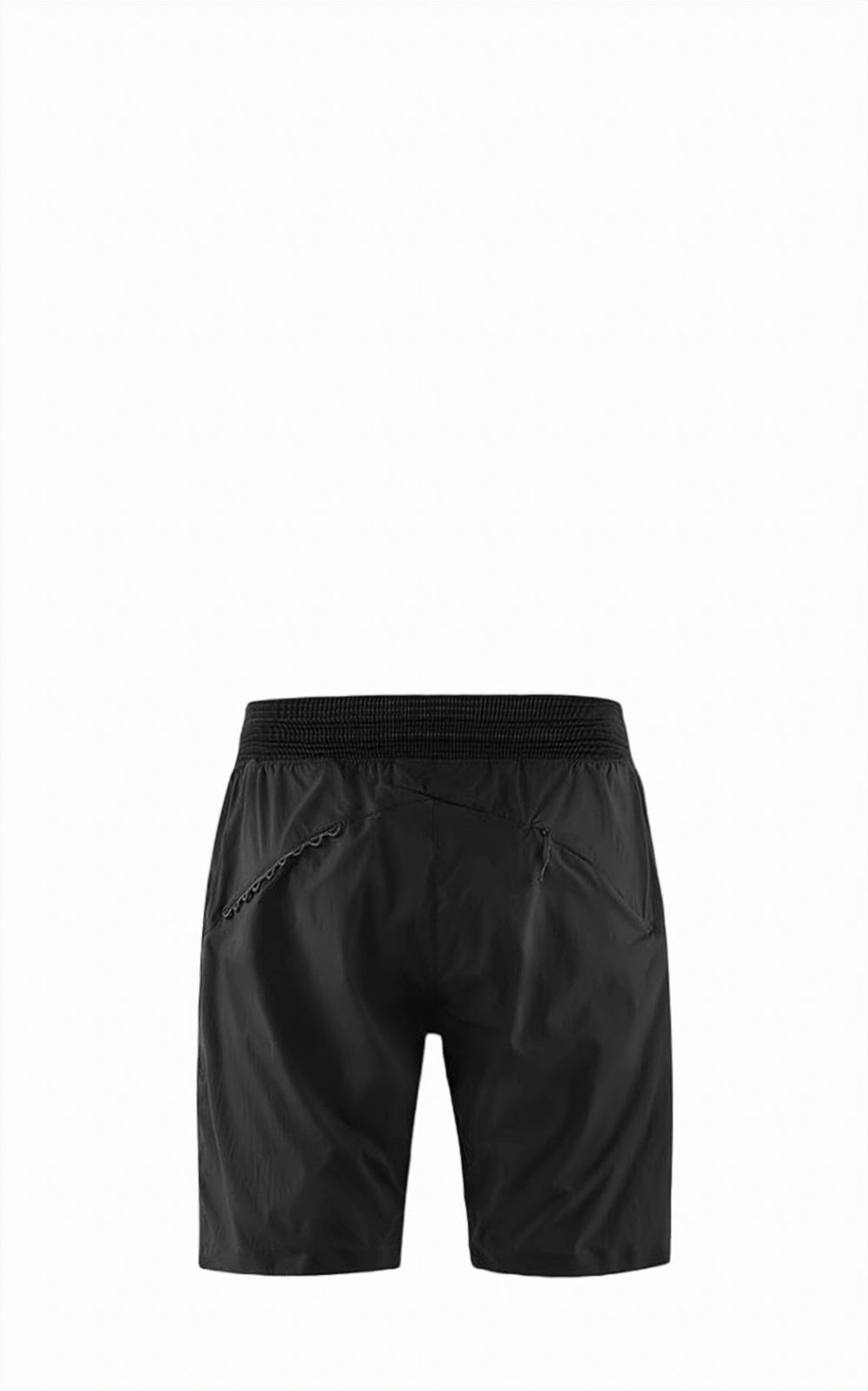 Black Shorts with Practical Zippered Pockets