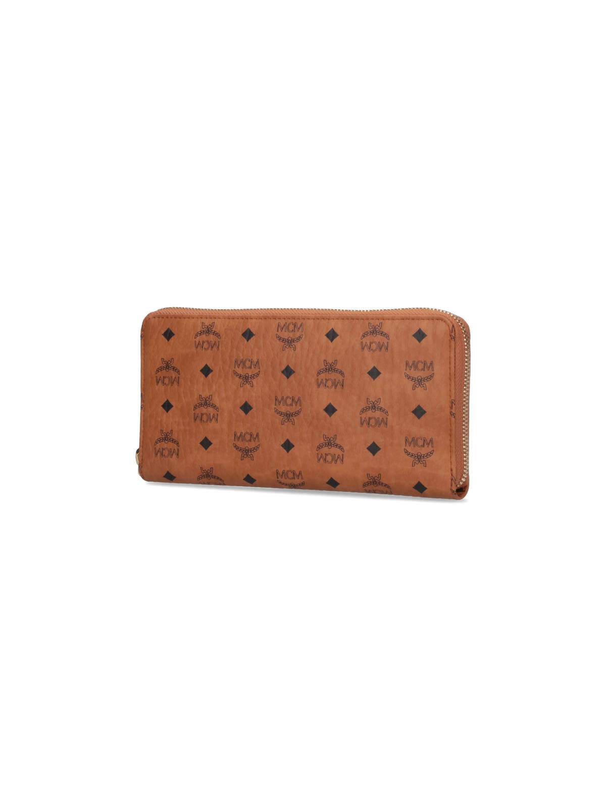 Brown "Visetos" Aren Large Zip Wallet