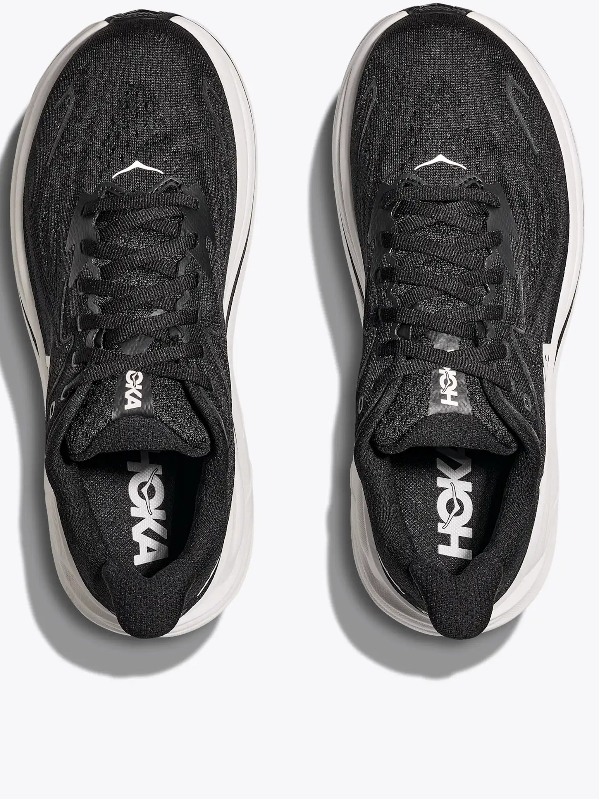 Black Clifton 10 Cushioned Mesh Sneakers