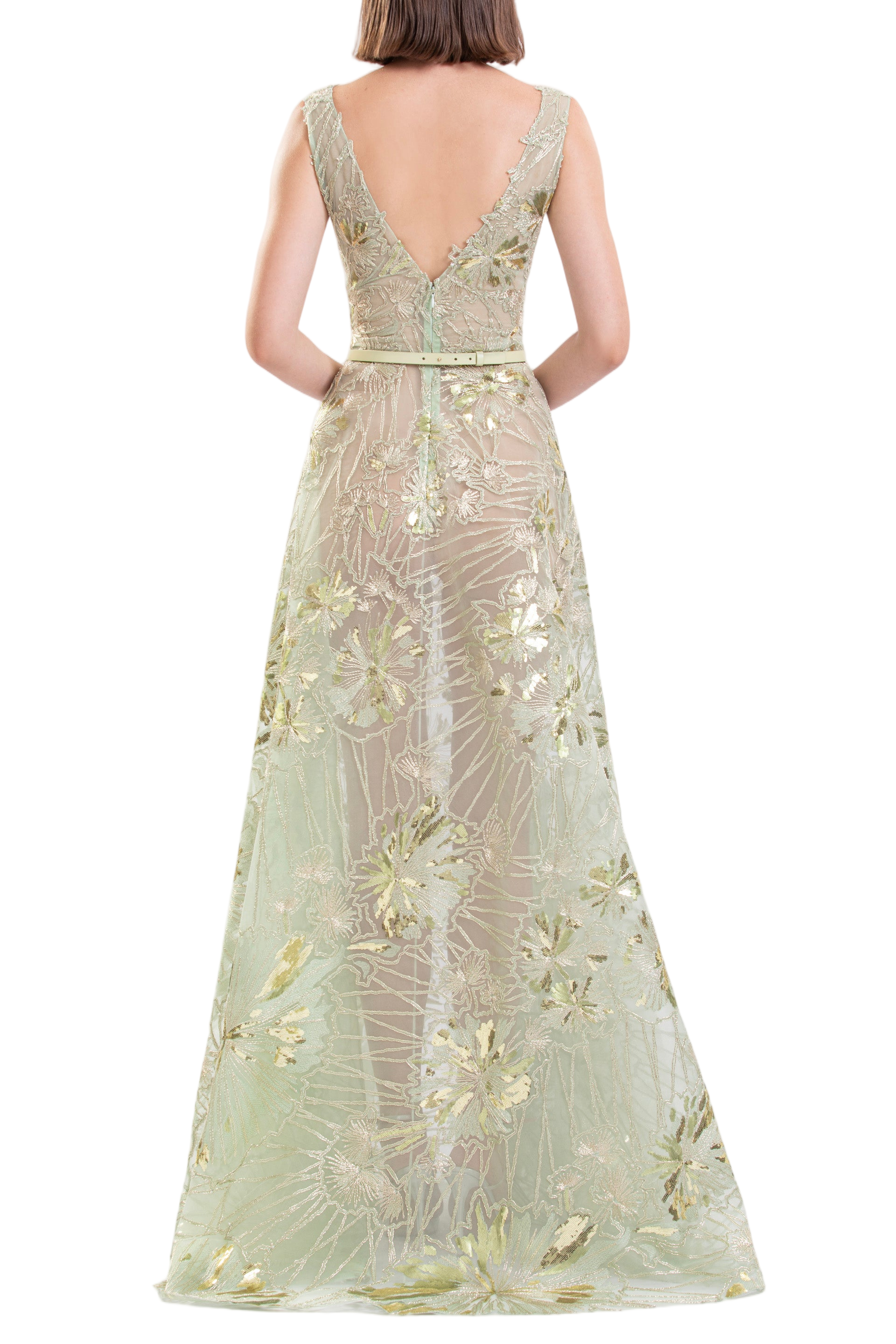 Embroidered Tulle Dress