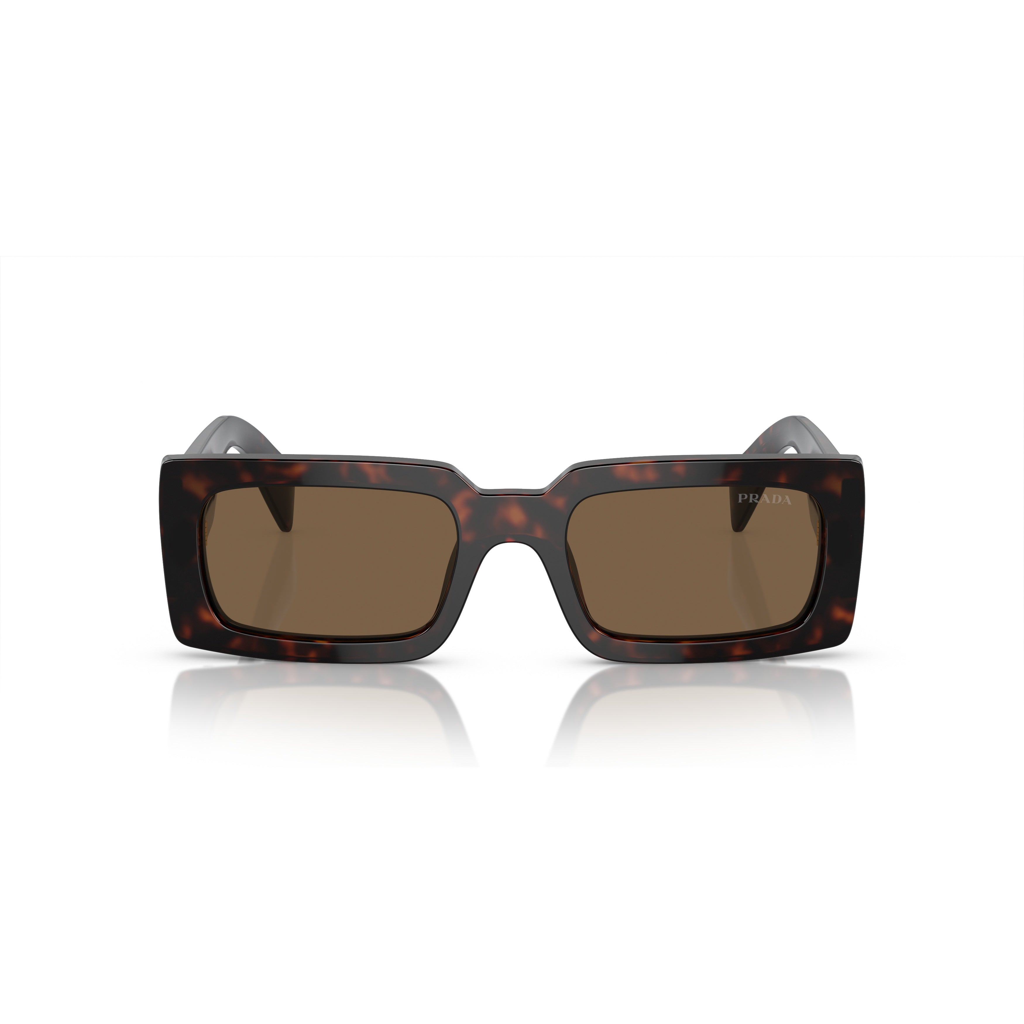 0pr A07s Tortoiseshell Rectangular Sunglasses