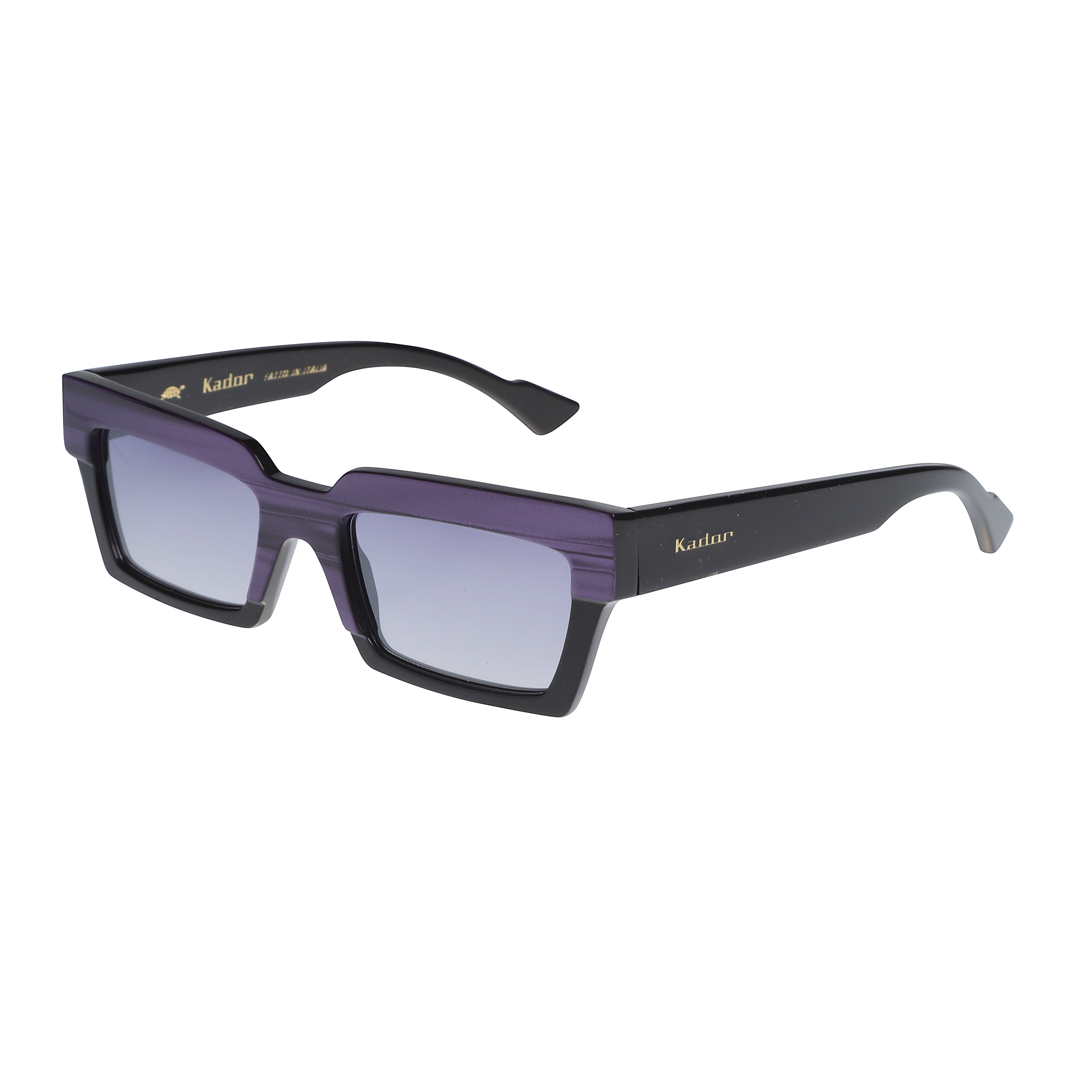 Smart Rectangular Gradient Tint Sunglasses with Bold Frame