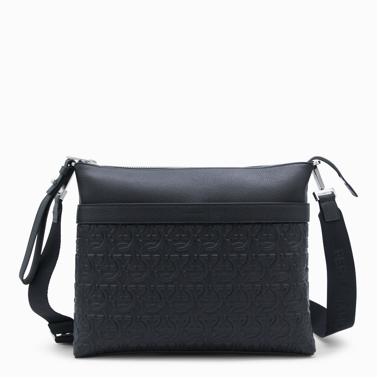 Structured Black Bag with Clean Lines