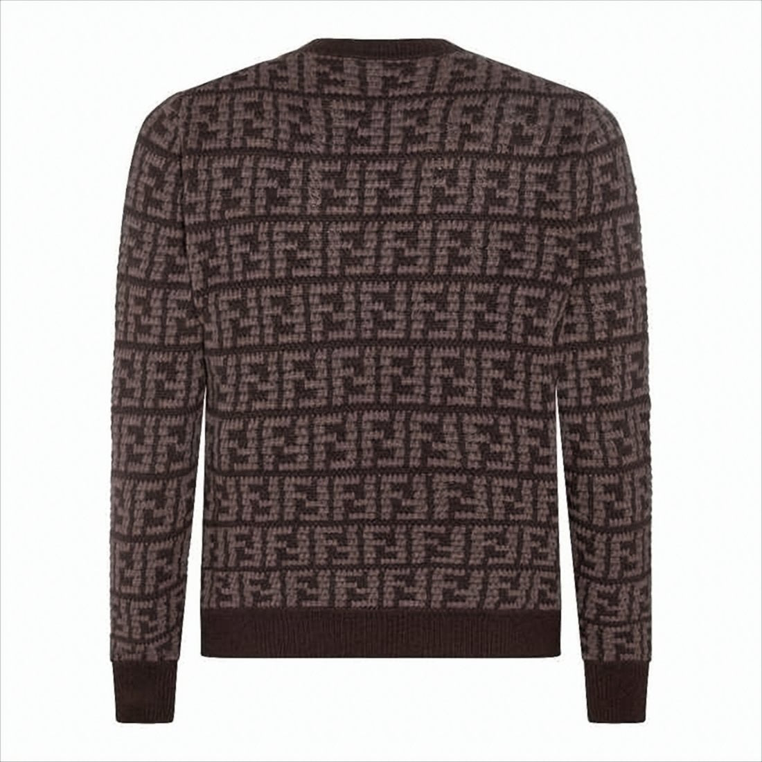 Geometric Pattern Cashmere Sweater