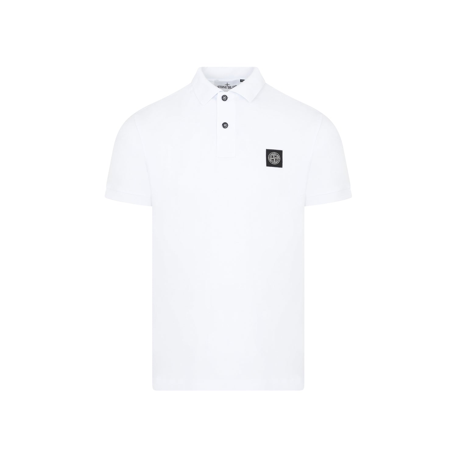 Classic White Cotton Polo With Iconic Logo Detail