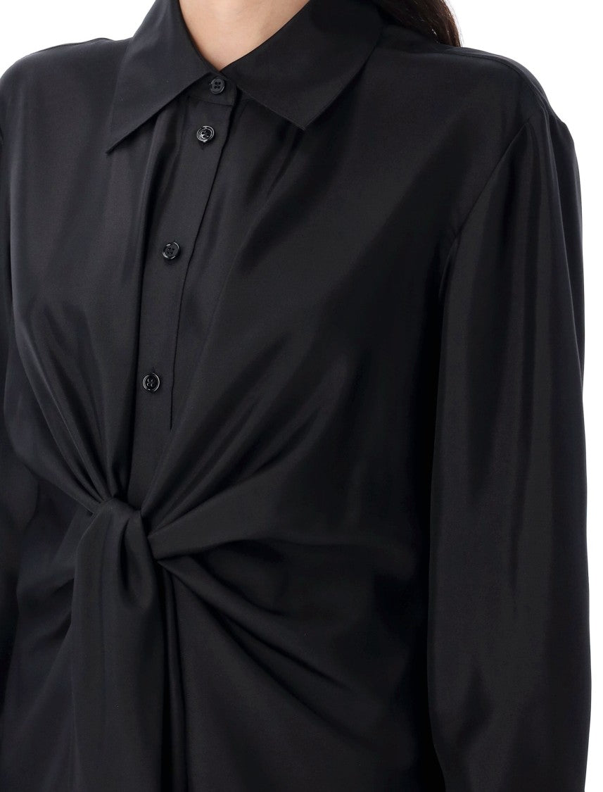Silk Knotted Shirt